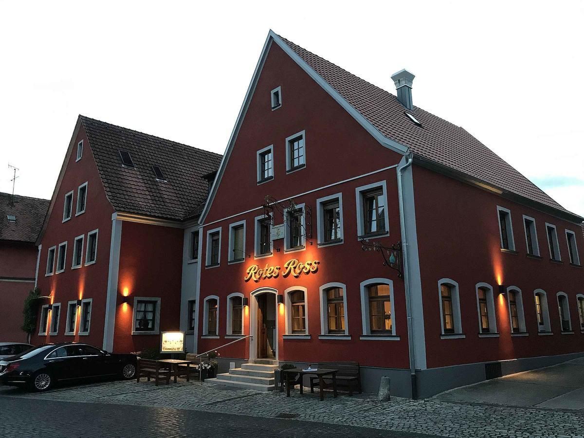 Hotel-Gasthof Rotes Ross Markt Einersheim Exteriör bild